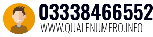 Numero di telefono 03338466552 03338466552