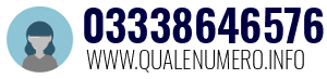 Numero di telefono 03338646576 03338646576