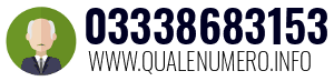 Numero di telefono 03338683153 03338683153