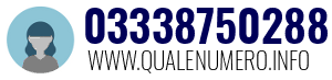 Numero di telefono 03338750288 03338750288