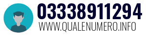 Numero di telefono 03338911294 03338911294