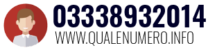 Numero di telefono 03338932014 03338932014