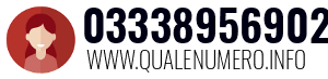 Numero di telefono 03338956902 03338956902