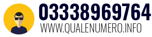 Numero di telefono 03338969764 03338969764