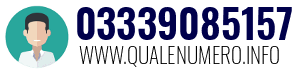 Numero di telefono 03339085157 03339085157