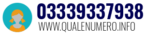 Numero di telefono 03339337938 03339337938