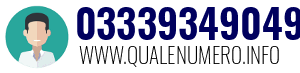 Numero di telefono 03339349049 03339349049