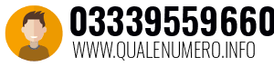 Numero di telefono 03339559660 03339559660
