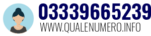 Numero di telefono 03339665239 03339665239