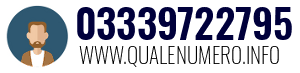 Numero di telefono 03339722795 03339722795
