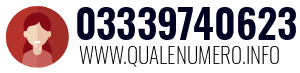 Numero di telefono 03339740623 03339740623