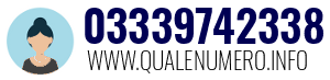 Numero di telefono 03339742338 03339742338