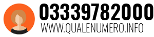 Numero di telefono 03339782000 03339782000