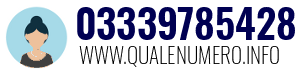 Numero di telefono 03339785428 03339785428