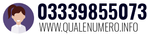 Numero di telefono 03339855073 03339855073