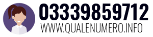 Numero di telefono 03339859712 03339859712