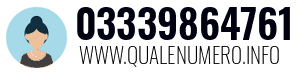 Numero di telefono 03339864761 03339864761