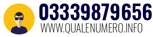 Numero di telefono 03339879656 03339879656