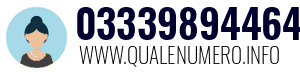 Numero di telefono 03339894464 03339894464
