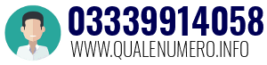 Numero di telefono 03339914058 03339914058