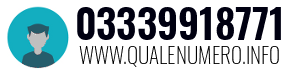 Numero di telefono 03339918771 03339918771