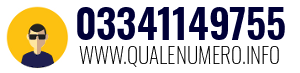 Numero di telefono 03341149755 03341149755