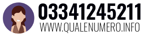 Numero di telefono 03341245211 03341245211