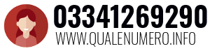 Numero di telefono 03341269290 03341269290