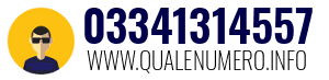 Numero di telefono 03341314557 03341314557
