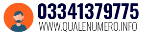 Numero di telefono 03341379775 03341379775