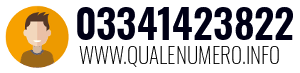 Numero di telefono 03341423822 03341423822
