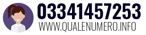 Numero di telefono 03341457253 03341457253