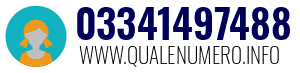 Numero di telefono 03341497488 03341497488
