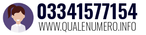 Numero di telefono 03341577154 03341577154