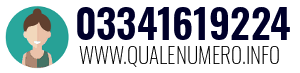 Numero di telefono 03341619224 03341619224