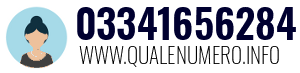 Numero di telefono 03341656284 03341656284