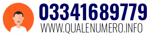 Numero di telefono 03341689779 03341689779