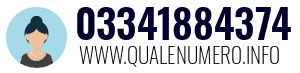 Numero di telefono 03341884374 03341884374