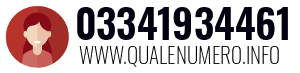 Numero di telefono 03341934461 03341934461
