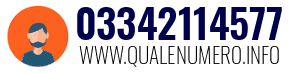 Numero di telefono 03342114577 03342114577