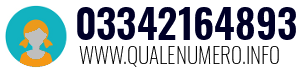 Numero di telefono 03342164893 03342164893