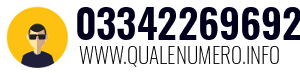 Numero di telefono 03342269692 03342269692