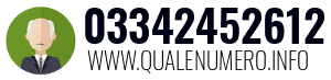 Numero di telefono 03342452612 03342452612