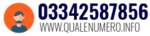 Numero di telefono 03342587856 03342587856