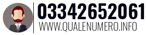 Numero di telefono 03342652061 03342652061