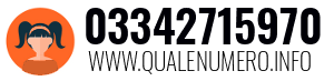 Numero di telefono 03342715970 03342715970