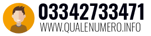 Numero di telefono 03342733471 03342733471