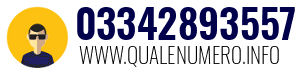 Numero di telefono 03342893557 03342893557