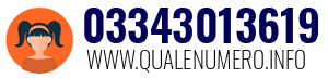 Numero di telefono 03343013619 03343013619