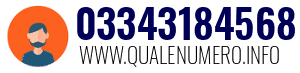 Numero di telefono 03343184568 03343184568